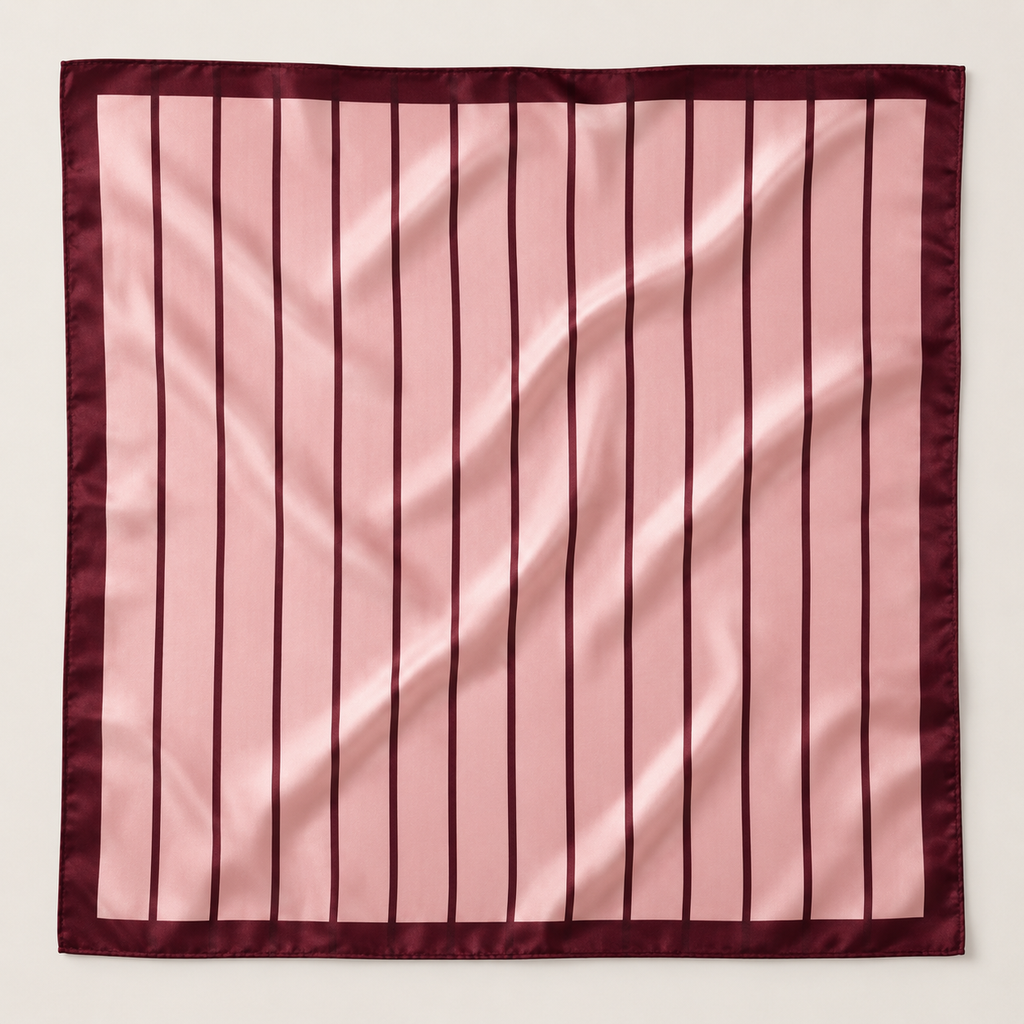 MERLOT & ROSE KAJA THIN STRIPES SCARF