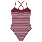 MERLOT & ROSE VERA STRIPED KIDS SWIMSUIT