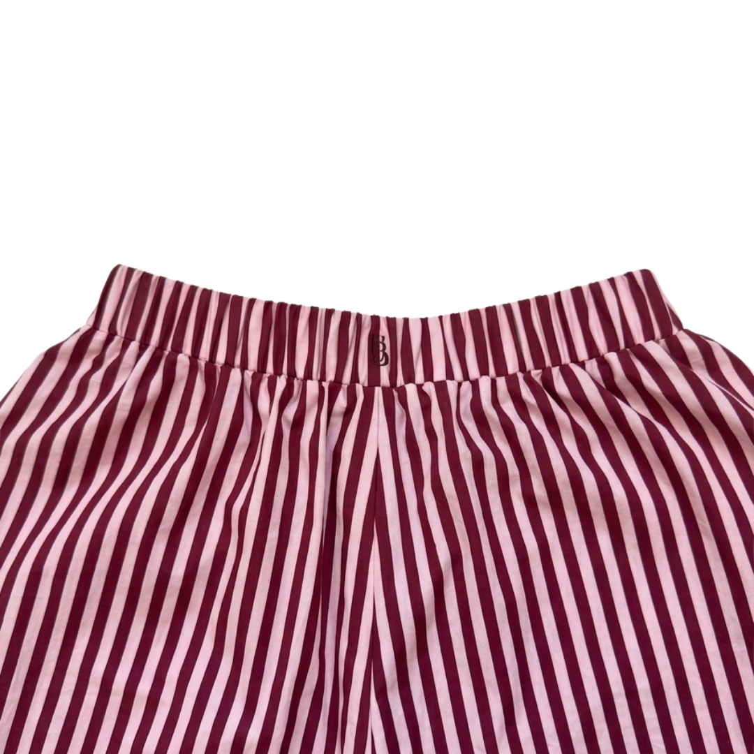 MERLOT & ROSE STRIPED MAJA BALLOON PANTS FOR KIDS