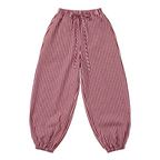 MERLOT & ROSE STRIPED MAJA BALLOON PANTS FOR KIDS