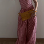 MERLOT & ROSE STRIPED MAJA BALLOON PANTS FOR KIDS